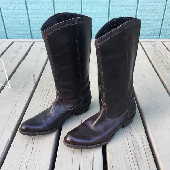 Frye Campus stitching boot burnt red - Picture 10 of 14